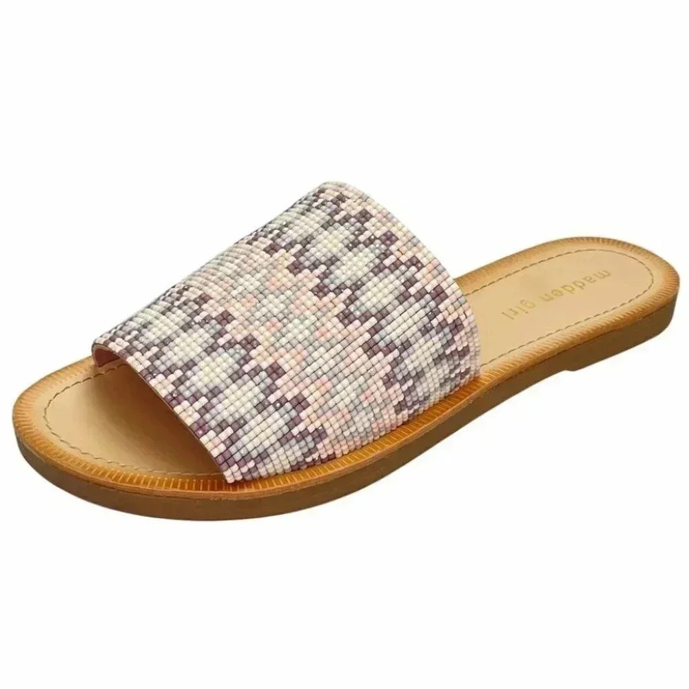NWOB Madden Girl Luuluu Womens Slide Sandals